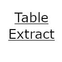 Table Extractor