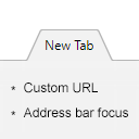 New Tab Override