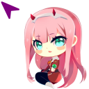 Zero Two Anime Cursor