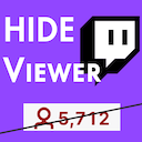 Hide Twitch Viewer count