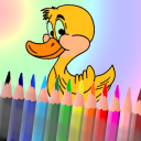 Cartoon Coloring Book Game