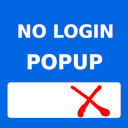 Remove Facebook login popup