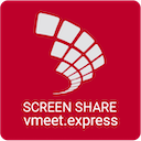 vmeet.express - screen sharing