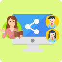 サテライトオフィス・先生生徒画面共有機能(授業) for Google Classroom