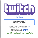 Twitch Username and User ID Translator