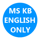 MS KB English Only