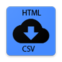 HTML table to csv