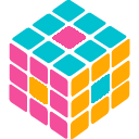 Colorful Rubik's Cube