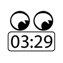 Badge Clock: simple toolbar clock