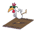 Chicken on a Raft