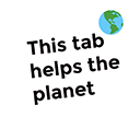 This Tab Helps The Planet