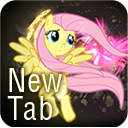 Clean Fluttershy New Tab