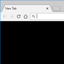 New Tab Blank Black Page