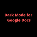 Dark mode for google doc