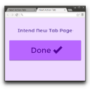 Intend New Tab Page